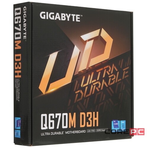 Материнская плата Gigabyte Q670M D3H