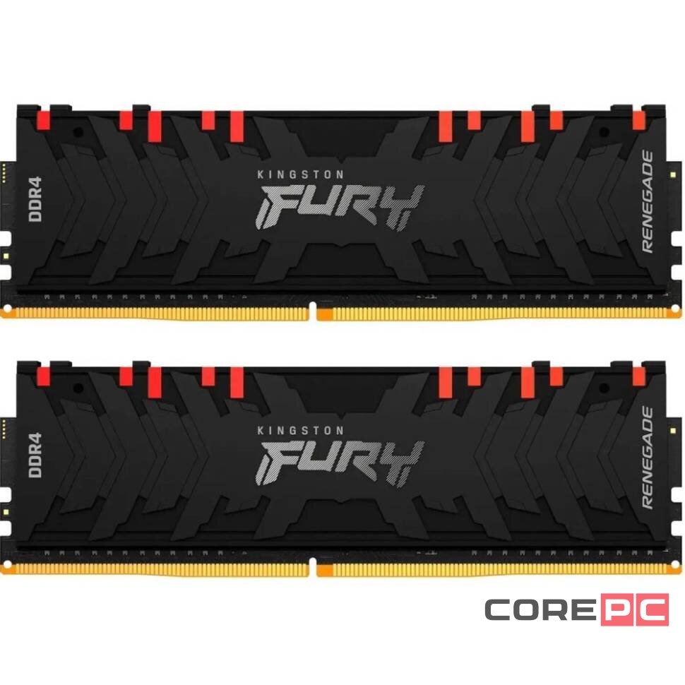 Оперативная память 16 Gb 4600 MHz Kingston FURY Renegade RGB XMP Black (KF446C19RBAK2/16)