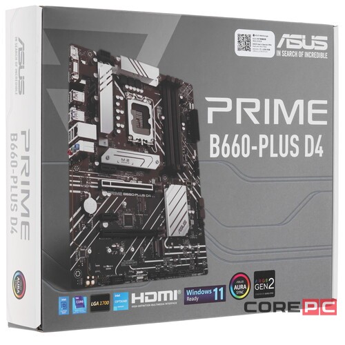Материнская плата ASUS PRIME B660-PLUS D4 (90MB18X0-M1EAY0)