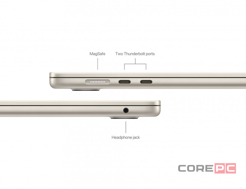 Apple MacBook Air 15 2024 M3 8/256Gb (Starlight) (MRYR3)