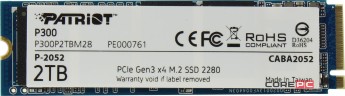 Твердотельный накопитель Patriot 2000 Gb P300 P300P2TBM28