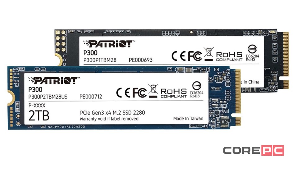 Твердотельный накопитель Patriot 2000 Gb P300 P300P2TBM28
