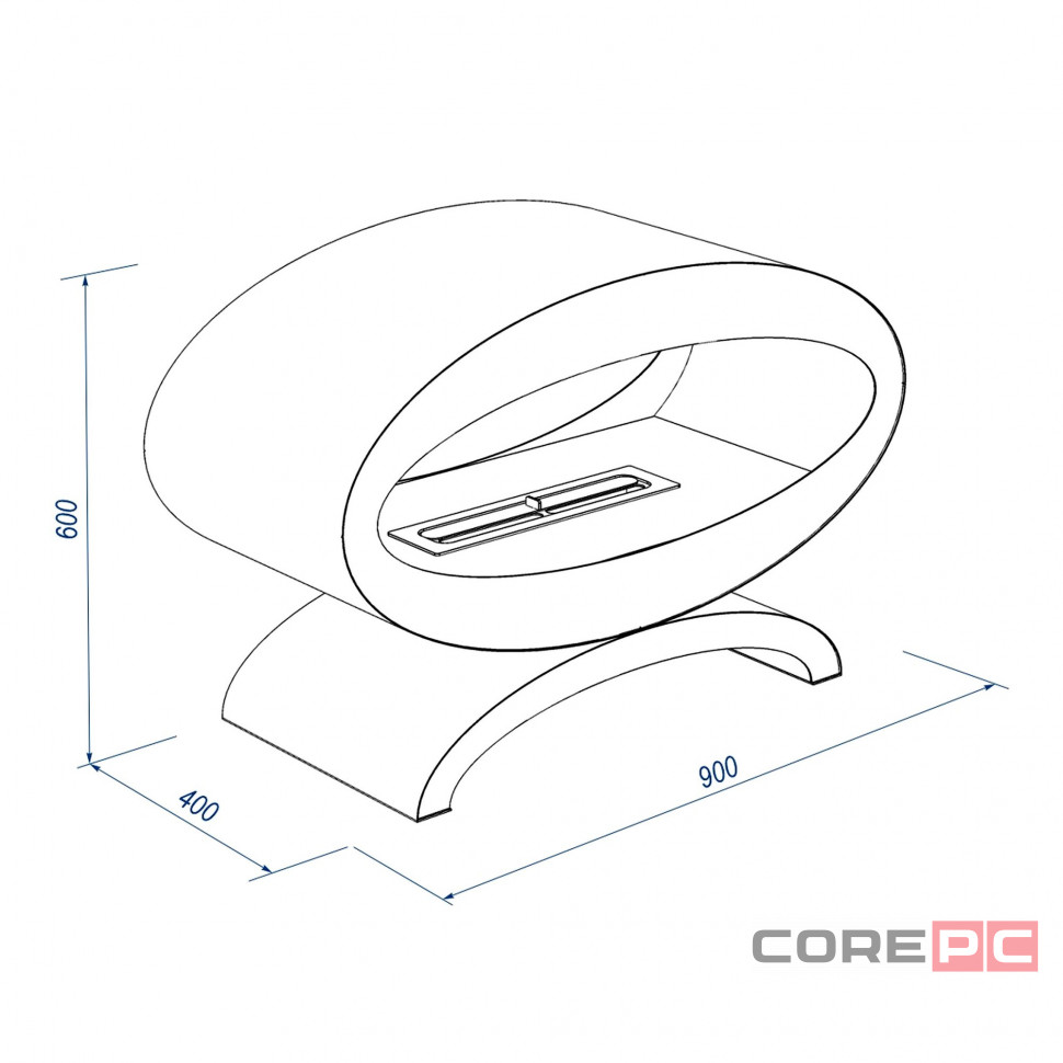 Биокамин Royal Thermo RTBFP-F900E Ellipse