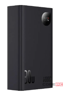 Внешний аккумулятор Baseus Adaman2 Digital Display Fast Charge 20000mAh 30W (черный) (PPADM2-20)