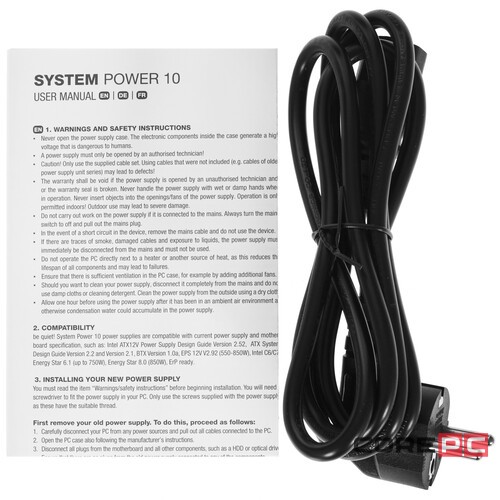 Блок питания Be Quiet! 650W SYSTEM POWER 10 BN328