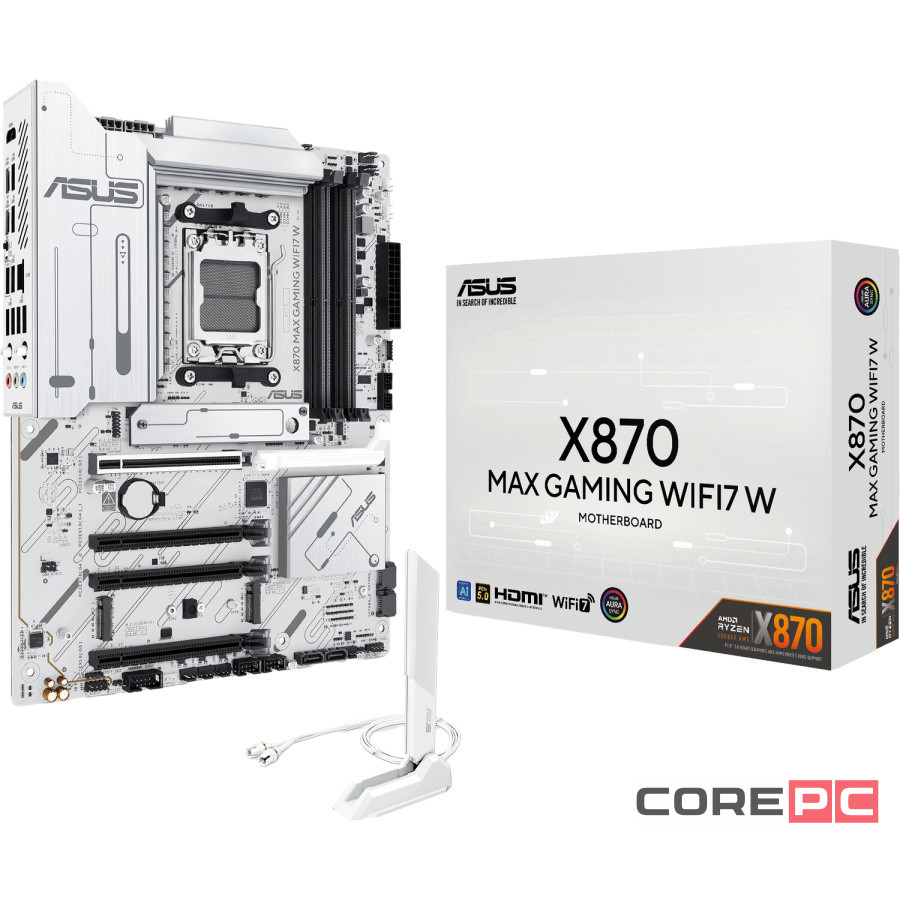 Материнская плата ASUS X870 MAX GAMING WIFI7 White (90MB1LZ0-M0EAY0)