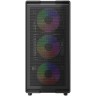 Компьютерный корпус Powercase Mistral A4B FRGB Fans Black (CMAB-L4)