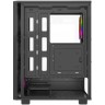Компьютерный корпус Powercase Mistral A4B FRGB Fans Black (CMAB-L4)