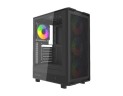 Компьютерный корпус Powercase Mistral A4B FRGB Fans Black (CMAB-L4)