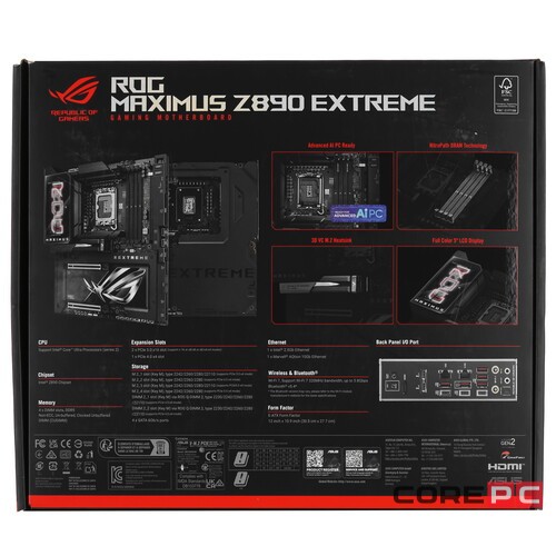 Материнская плата ASUS ROG MAXIMUS Z890 EXTREME (90MB1IA0-M0EAY0)