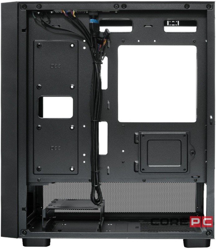 Компьютерный корпус XASTRA A411M 4ARGB-FG TG Black (A411M-4FG12A)
