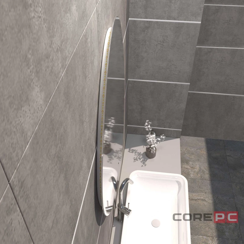 Зеркало MIXLINE Грейс-ТХ 700х1000 (ШВ) бесконтактный сенсор,светодиод. подсветка,универсал
