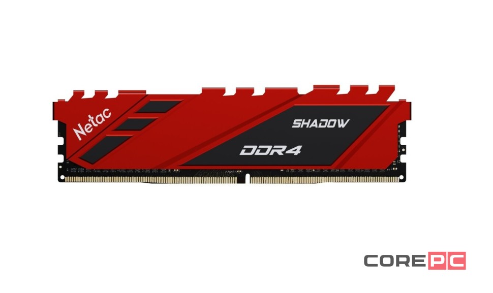 Оперативная память 8 Gb 3600 MHz NETAC SHADOW Red (NTSDD4P36SP-08R)