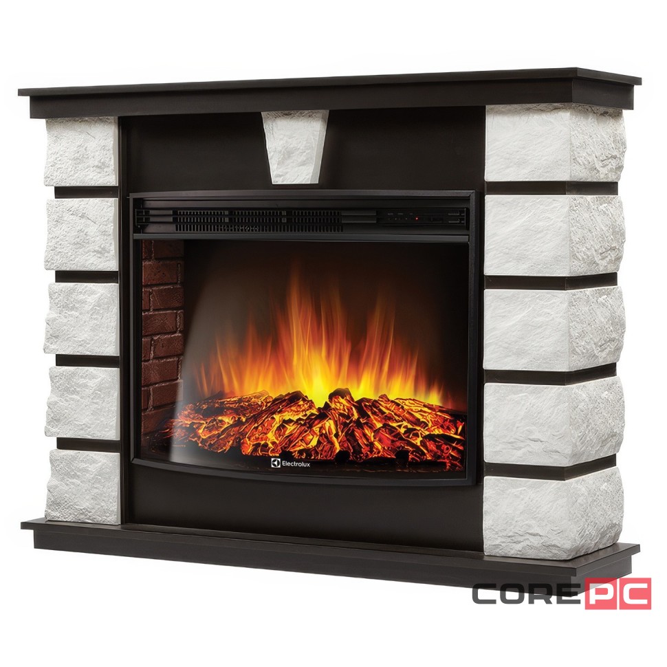 Портал Firelight Excalibur 30 камень белый, шпон венге