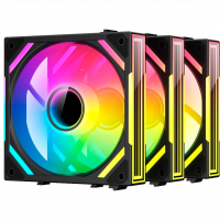 Комплект вентиляторов для корпуса XASTRA FS120B ARGB Black (FS120-3BA-SXX-GL)
