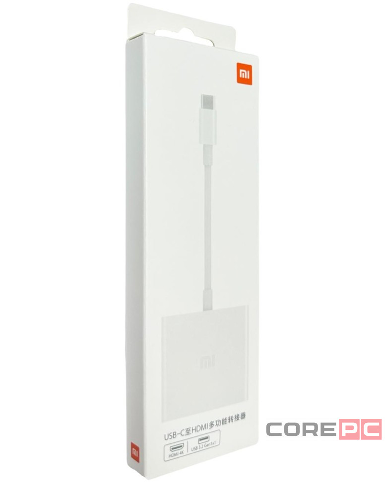 Адаптер Xiaomi Type-C на USB/HDMI XMZJQCH2TM белый