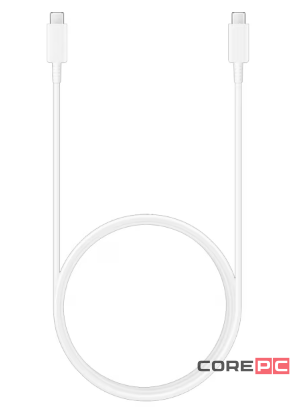 Кабель Samsung Type-C/Type-C 5A 1.8m (белый) (EP-DX510)