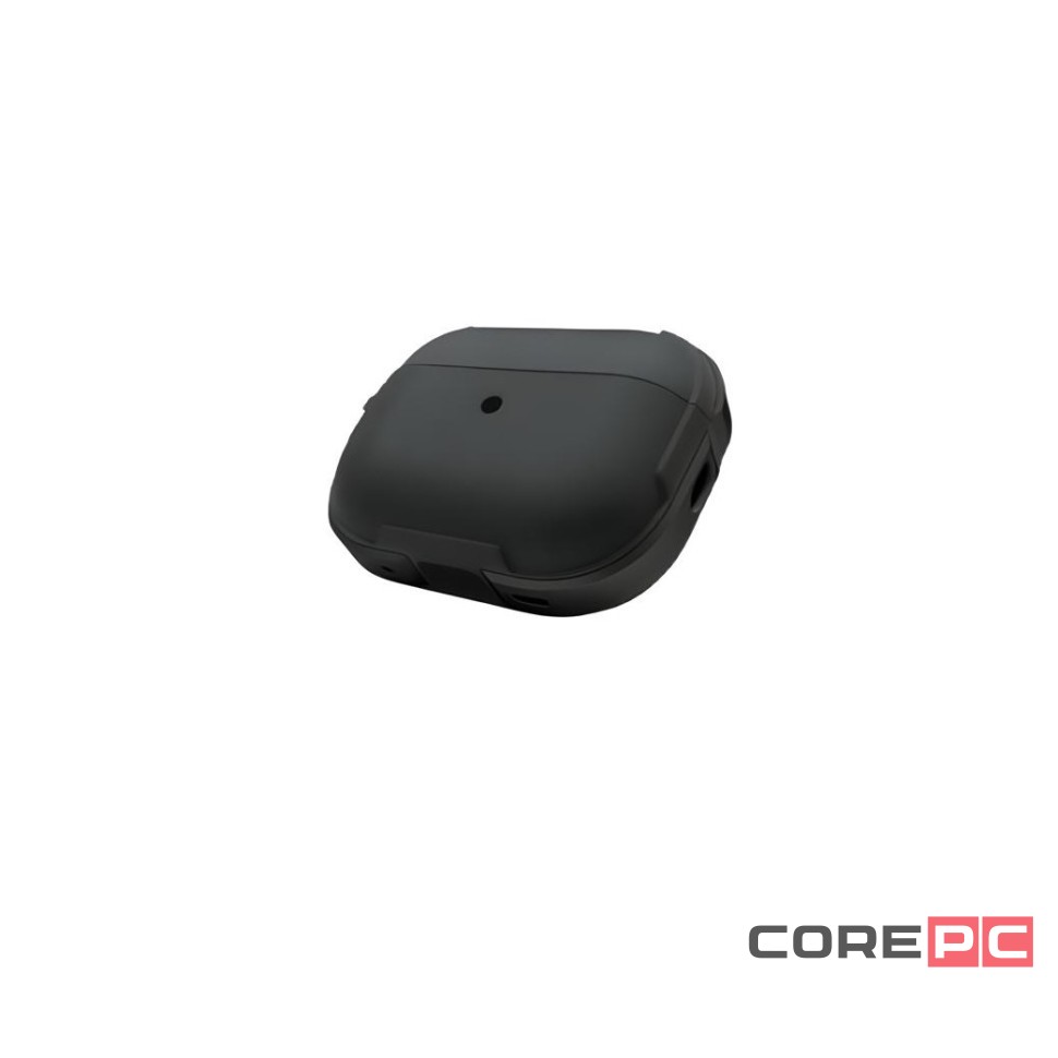 Кожаный чехол для AirPods 3 K-DOO CrashGuard черный