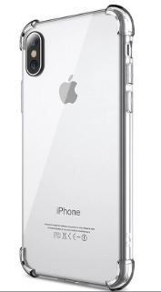 Чехол-накладка Moonfish для Apple iPhone X/Xs стекло (белый)