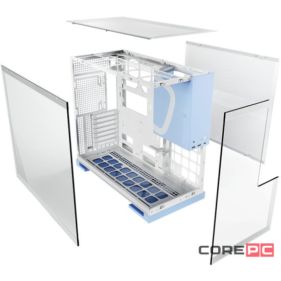 Компьютерный корпус Geometric Future Model 5 White/Blue (1AM5WKPB00100)