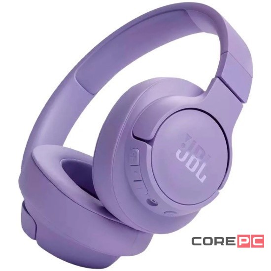Стереонаушники Bluetooth Полноразмерные JBL T720BT BT5.0/450mAh/40ч фиолетовые