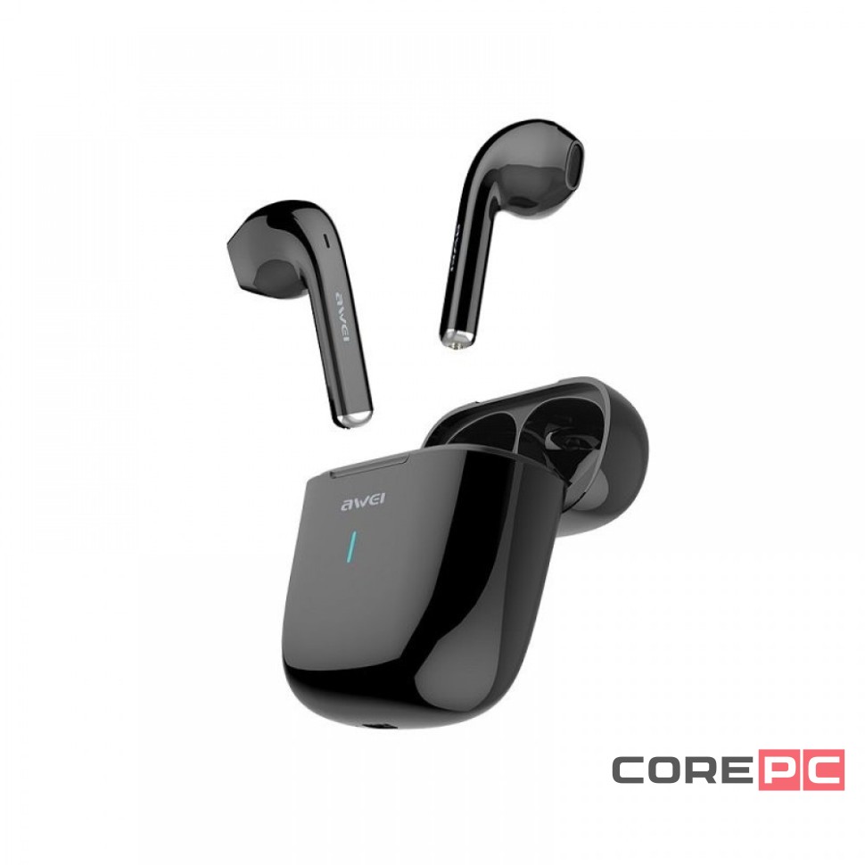 Беспроводные наушники TWS Awei T26 IPX4/BT5.0/35mAh/3.5ч черные