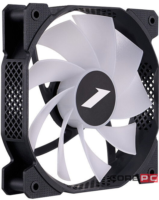 Вентилятор для корпуса 1STPLAYER F7R Reverse ARGB Black (F7R-BK)