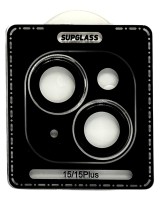 Защитное стекло для задней камеры Supglass XC-31 iPhone 15/15 plus 2pcs черное