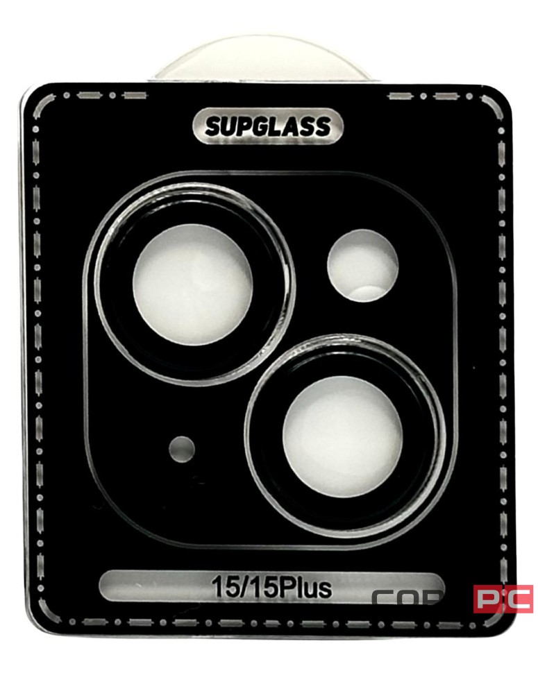 Защитное стекло для задней камеры Supglass XC-31 iPhone 15/15 plus 2pcs черное