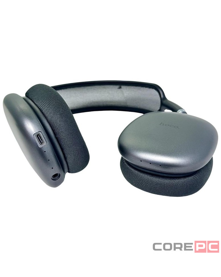 Стереонаушники Bluetooth полноразмерные Hoco W55 Plus ANC BT5.4/ANC/65ч серые