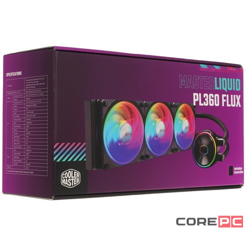 Система жидкостного охлаждения для процессора CoolerMaster MasterLiquid PL360 Flux MLY-D36M-A23PZ-R1