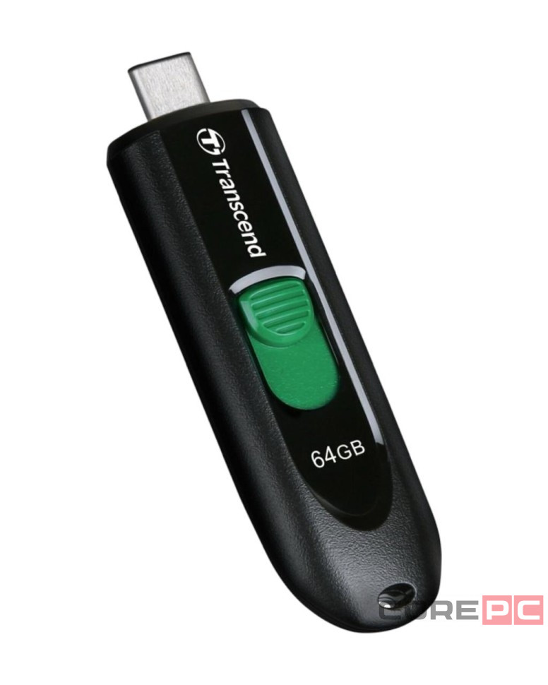 3.1 USB флеш накопитель Transcend 64GB JetFlash 790C черный