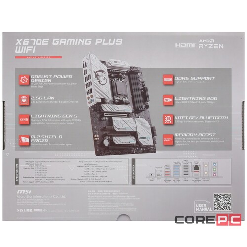 Материнская плата MSI X670E GAMING PLUS WIFI