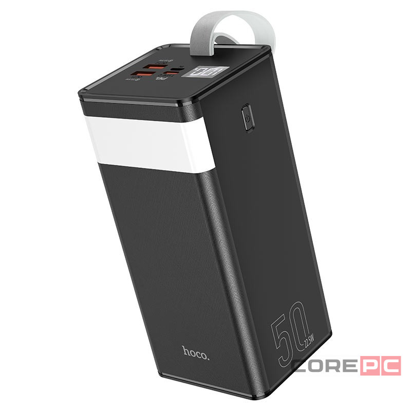 Powerbank Hoco J86A 50000mAh 22.5W 2USB/Type-C/Micro с дисплеем черный