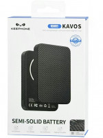 Powerbank магнитный с MagSafe Keephone Kavos Semi-Solid Battery 10000mAh чёрный