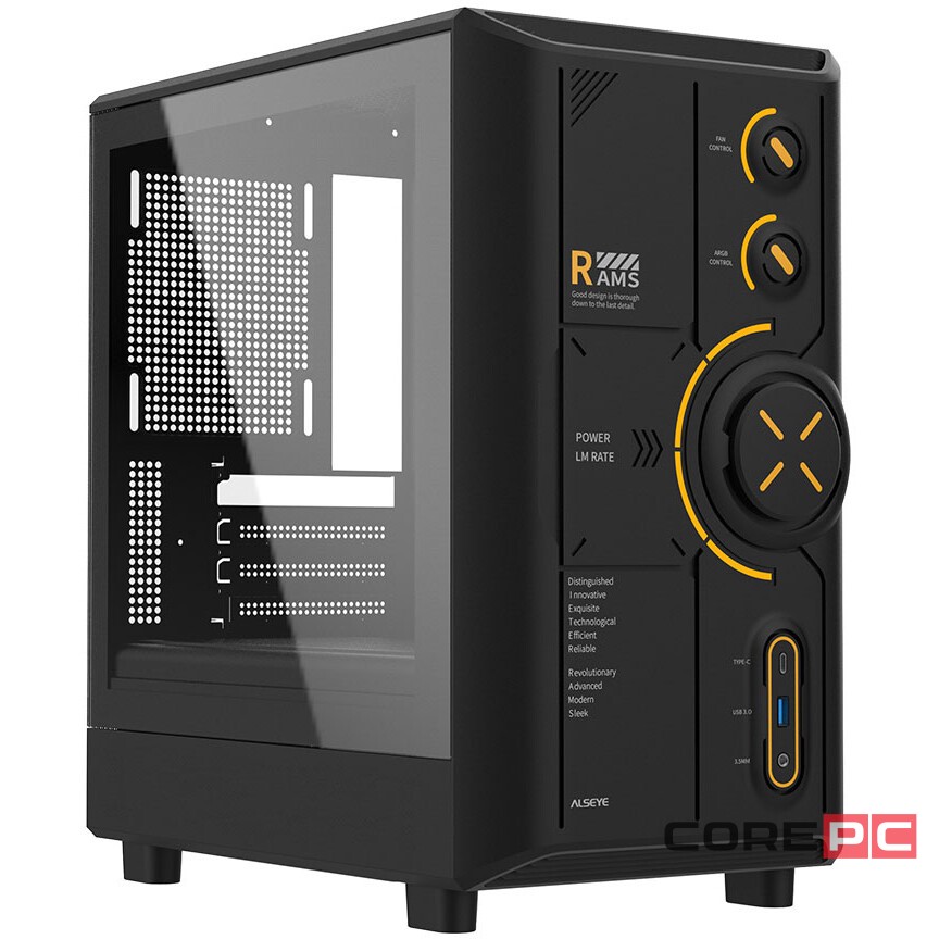 Компьютерный корпус ALSEYE RAMS 2.0 240-B Black (AS.07.0213)