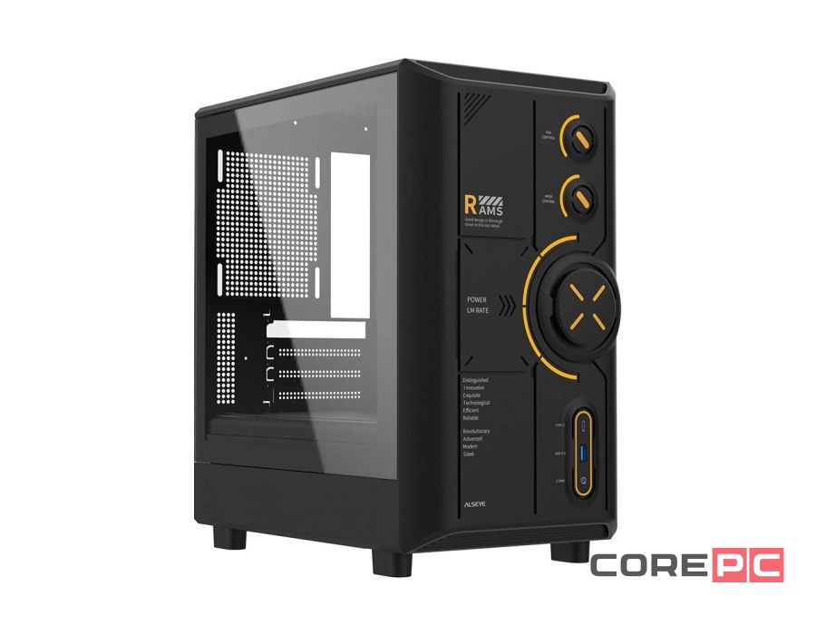 Компьютерный корпус ALSEYE RAMS 2.0 240-B Black (AS.07.0213)