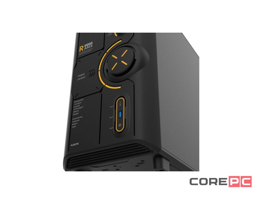 Компьютерный корпус ALSEYE RAMS 2.0 240-B Black (AS.07.0213)