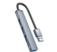 USB-хаб Orico AH-A13 4xUSB3.0 серый
