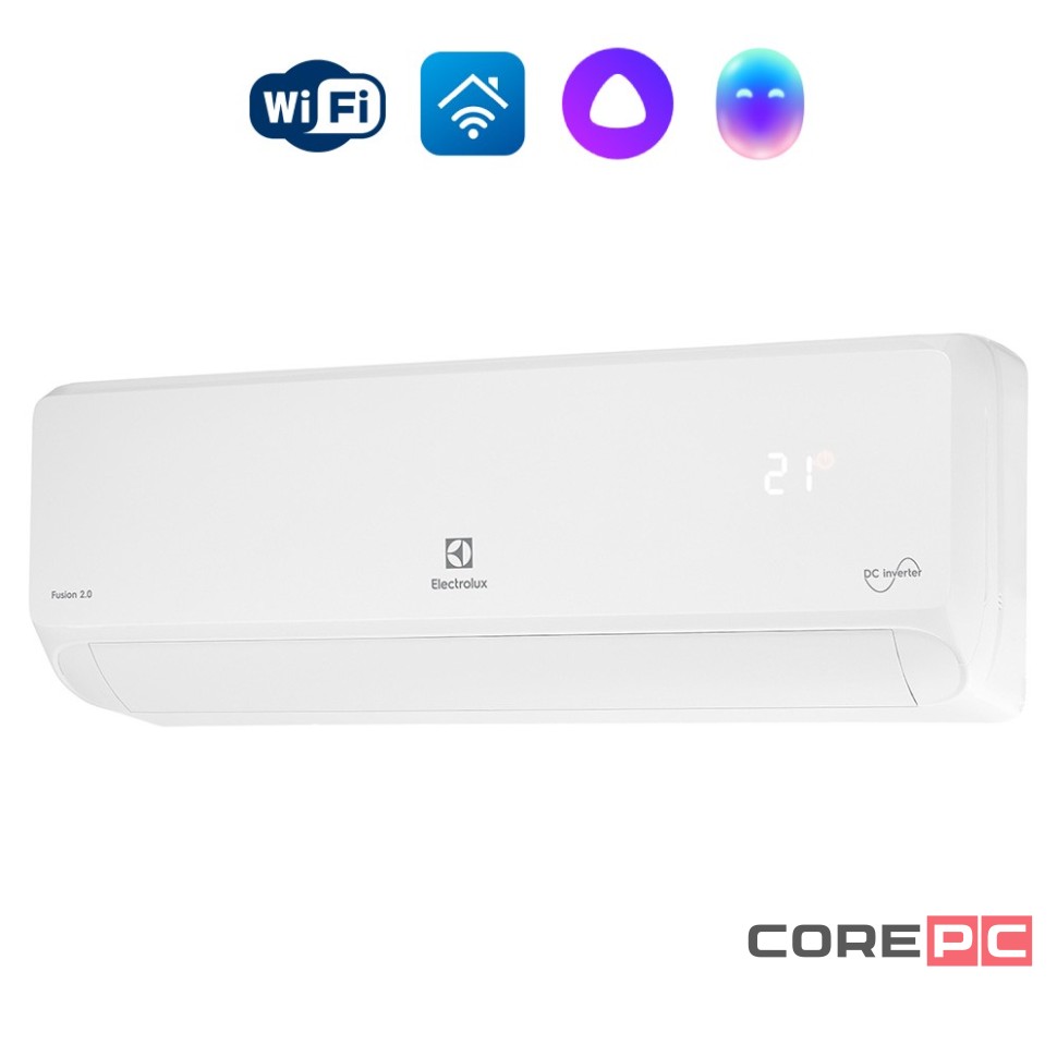 Сплит-система инверторного типа Electrolux Fusion 2.0 Super DC EACS/I-18HF2/N8_24Y комплект