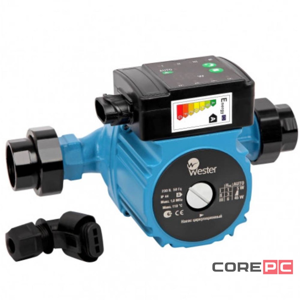 Насос циркуляционный Wester WPE 25-80G (с гайками)