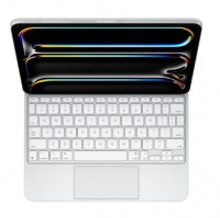 Клавиатура Apple Magic Keyboard with Trackpad для iPad Pro 13 (2024) русская (нейлон с подставкой) (белый) (MWR43)