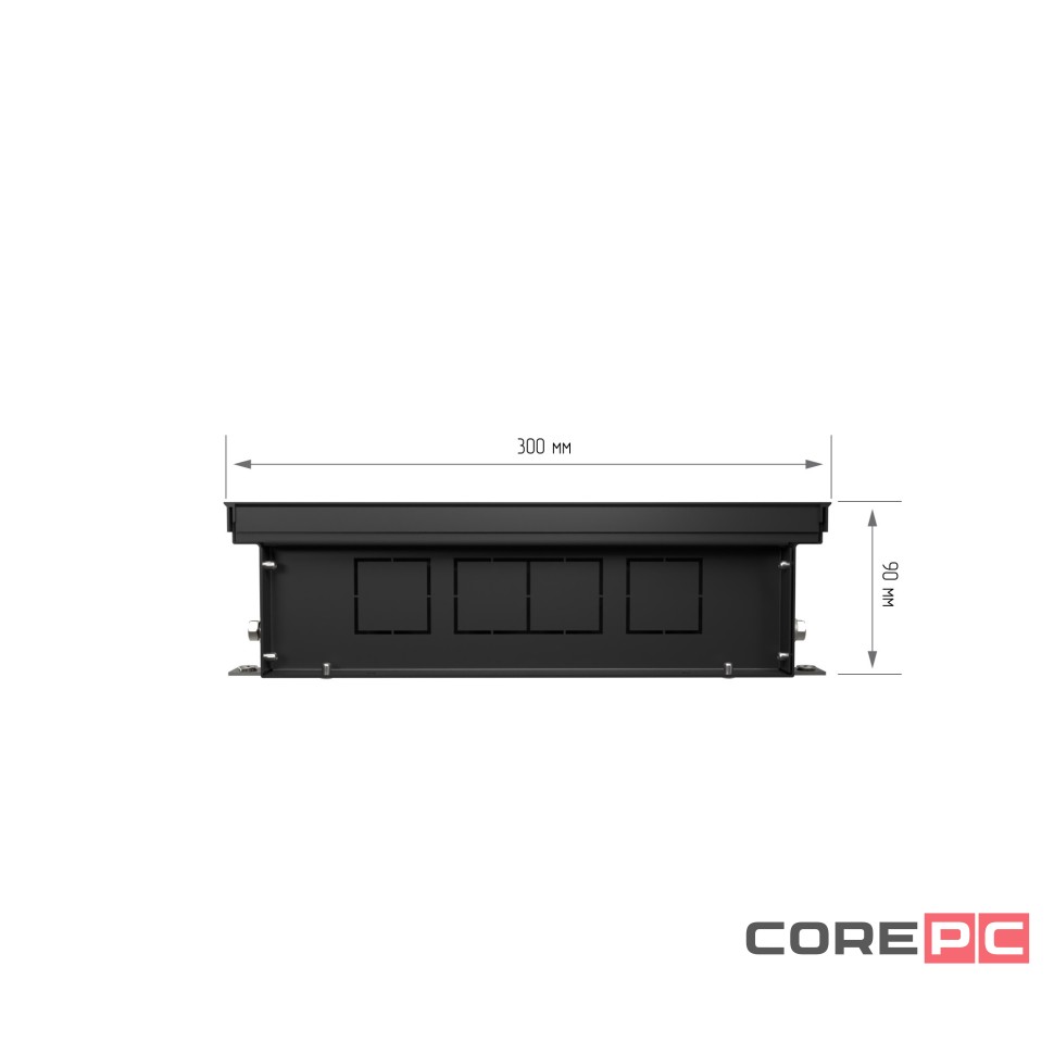 Конвектор внутрипольный Royal Thermo ATRIUM-90/300/1600-DG-U-NA
