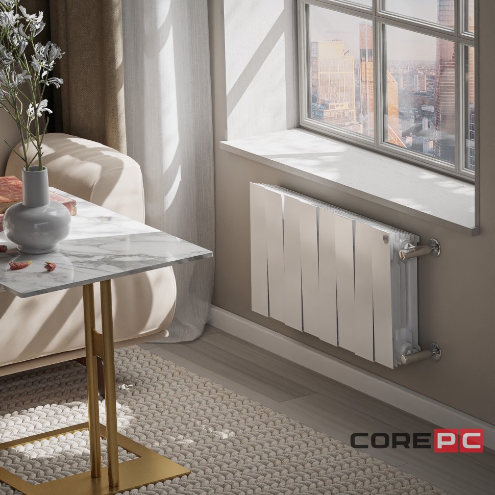 Радиатор Royal Thermo PianoForte 300 /Bianco Traffico - 8 секц.