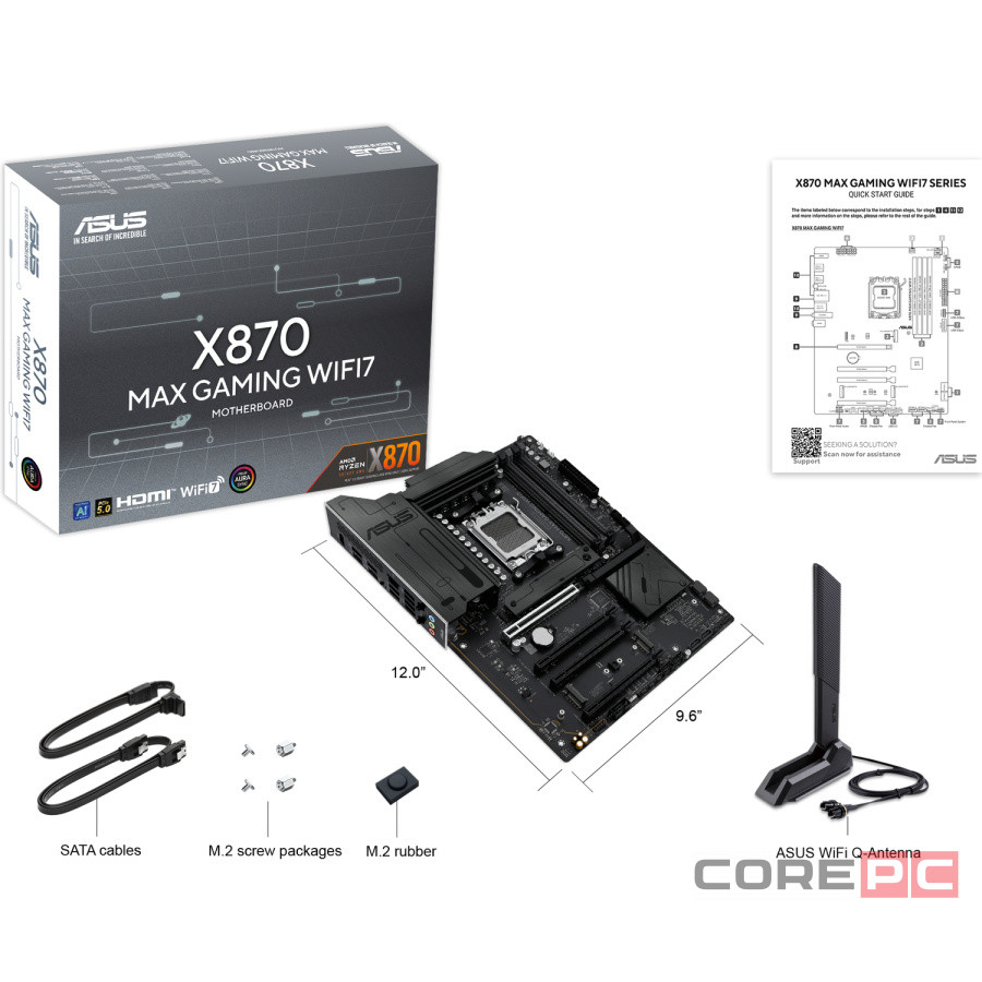 Материнская плата ASUS X870 MAX GAMING WIFI7 (90MB1LY0-M0EAY0)