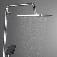 Душевая система Gappo термостат G2491 лейка тропический душ квадрат 250х250, хром