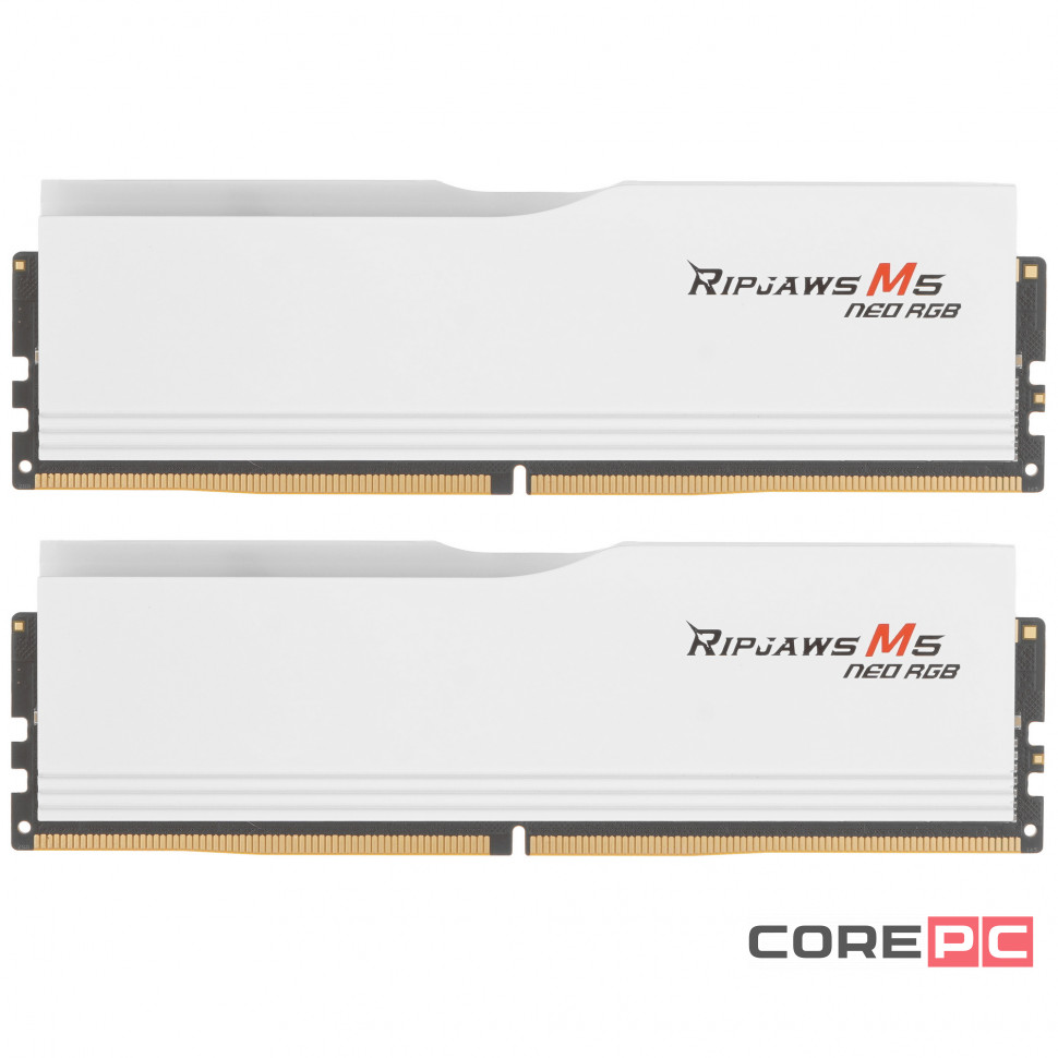Оперативная память 64 Gb 6000 MHz G.Skill RIPJAWS M5 NEO RGB White (F5-6000J3636F32GX2-RM5NRW)