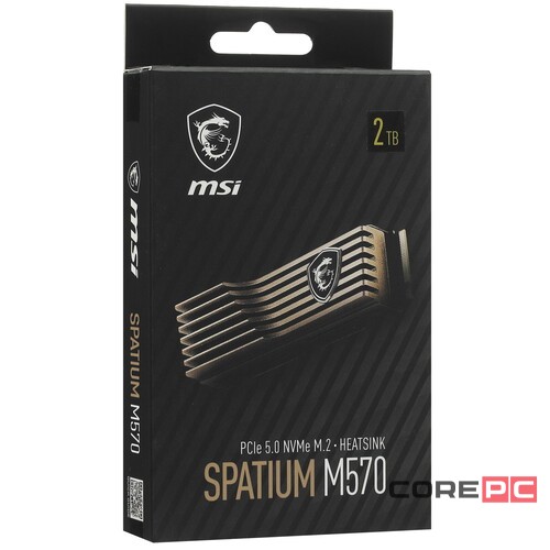 Твердотельный накопитель MSI 2000 Gb SPATIUM M570 S78-440Q560-P83 PCIE 5.0