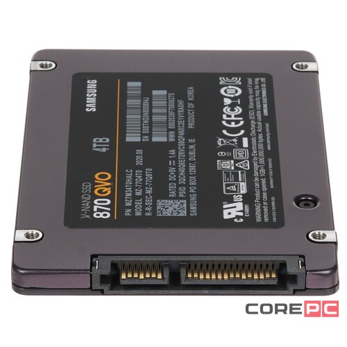 Твердотельный накопитель Samsung 4000 Gb 870 QVO MZ-77Q4T0BW