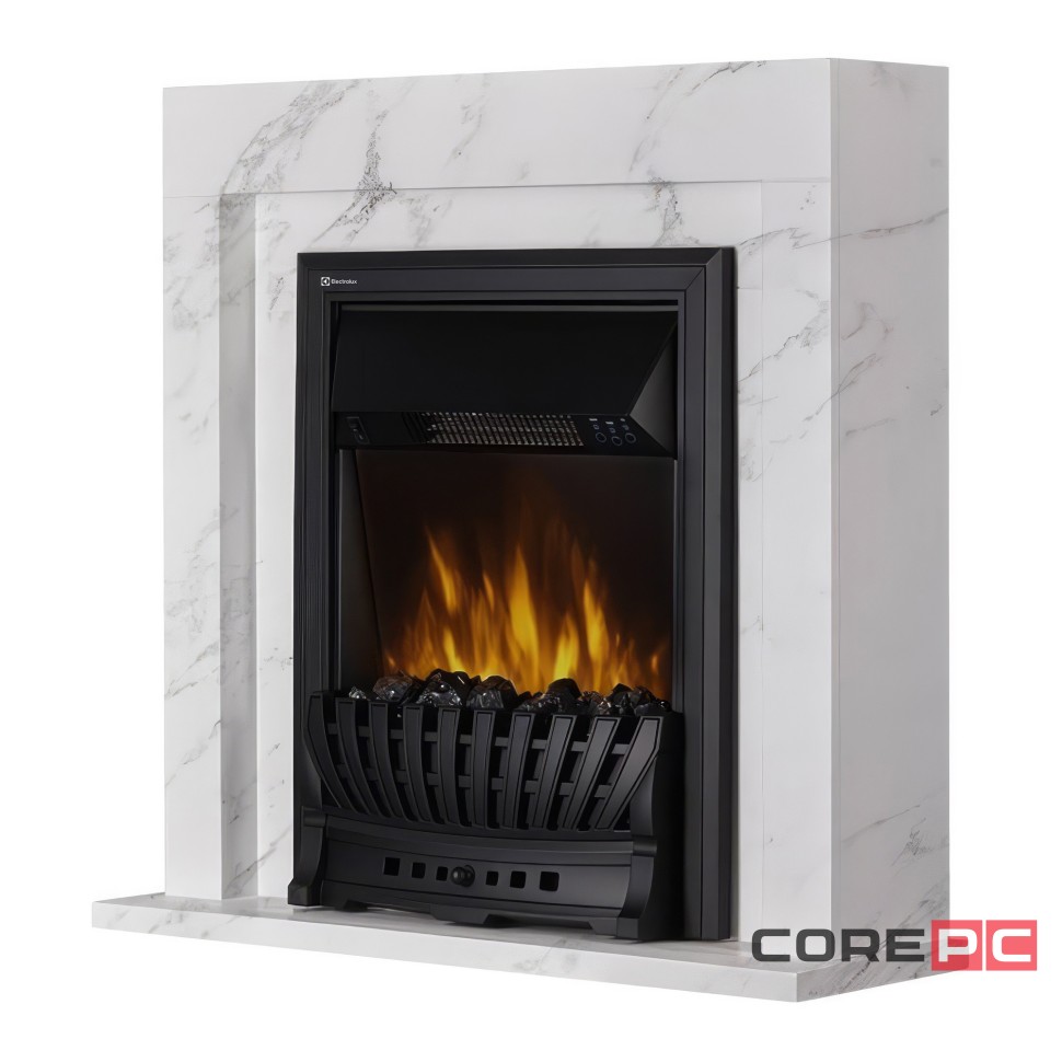 Портал Firelight Simple Classic белый мрамор